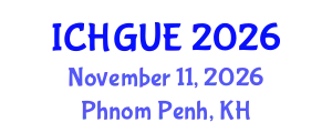 International Conference on Human Geography and Urban Environments (ICHGUE) November 11, 2026 - Phnom Penh, Cambodia