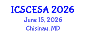 International Conference on Sustainable Civil Engineering and Sustainable Applications (ICSCESA) June 15, 2026 - Chisinau, Republic of Moldova