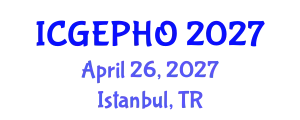 International Conference on Green Exercise and Physical Health Outcomes (ICGEPHO) April 26, 2027 - Istanbul, Turkey