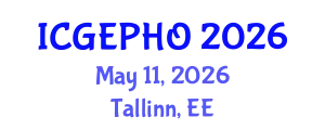 International Conference on Green Exercise and Physical Health Outcomes (ICGEPHO) May 11, 2026 - Tallinn, Estonia
