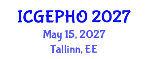International Conference on Green Exercise and Physical Health Outcomes (ICGEPHO) May 15, 2027 - Tallinn, Estonia