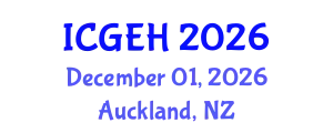 International Conference on Geoarchaeology and Environmental History (ICGEH) December 01, 2026 - Auckland, New Zealand