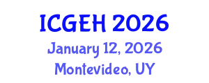 International Conference on Geoarchaeology and Environmental History (ICGEH) January 12, 2026 - Montevideo, Uruguay