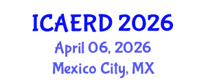 International Conference on Agricultural Economics and Rural Development (ICAERD) April 06, 2026 - Mexico City, Mexico