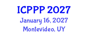 International Conference on Phytopathology and Plant Pathology (ICPPP) January 16, 2027 - Montevideo, Uruguay