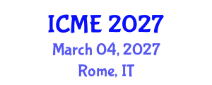 International Conference on Mathematical Education (ICME) March 04, 2027 - Rome, Italy