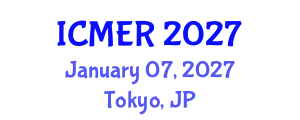 International Conference on Mathematics Education and Research (ICMER) January 07, 2027 - Tokyo, Japan
