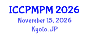 International Conference on Construction Project Management and Portfolio Management (ICCPMPM) November 15, 2026 - Kyoto, Japan