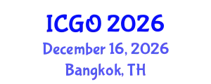 International Conference on General Ophthalmology (ICGO) December 16, 2026 - Bangkok, Thailand