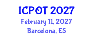 International Conference on Physical and Occupational Therapy (ICPOT) February 11, 2027 - Barcelona, Spain