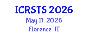 International Conference on Road Safety and Traffic Solutions (ICRSTS) May 11, 2026 - Florence, Italy