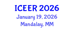 International Conference on Emotions and Emotion Recognition (ICEER) January 19, 2026 - Mandalay, Myanmar