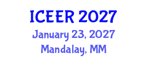 International Conference on Emotions and Emotion Recognition (ICEER) January 23, 2027 - Mandalay, Myanmar