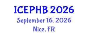 International Conference on Evolutionary Psychology and Human Behavior (ICEPHB) September 16, 2026 - Nice, France
