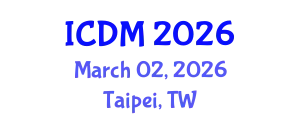 International Conference on Damage Mechanics (ICDM) March 02, 2026 - Taipei, Taiwan