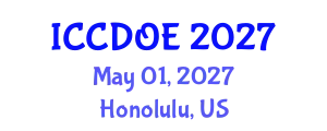 International Conference on Cosmetic Dentistry, Odontology and Endodontics (ICCDOE) May 01, 2027 - Honolulu, United States