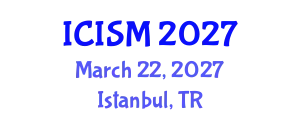 International Conference on Invasive Species and Management (ICISM) March 22, 2027 - Istanbul, Turkey