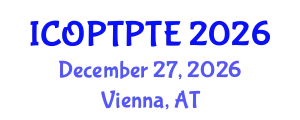 International Conference on Orthopedic Physical Therapy and Pressure Therapy Equipments (ICOPTPTE) December 27, 2026 - Vienna, Austria