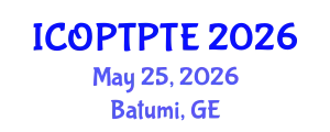 International Conference on Orthopedic Physical Therapy and Pressure Therapy Equipments (ICOPTPTE) May 25, 2026 - Batumi, Georgia