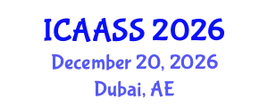International Conference on Advances in Applied Sport Science (ICAASS) December 20, 2026 - Dubai, United Arab Emirates