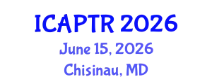 International Conference on Advanced Pharmaceutical Technology and Research (ICAPTR) June 15, 2026 - Chisinau, Republic of Moldova