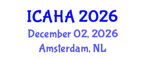 International Conference on Ancient History and Art (ICAHA) December 02, 2026 - Amsterdam, Netherlands
