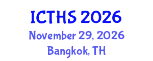 International Conference on Tourism and Hospitality Studies (ICTHS) November 29, 2026 - Bangkok, Thailand