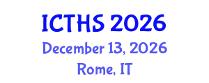 International Conference on Tourism and Hospitality Studies (ICTHS) December 13, 2026 - Rome, Italy