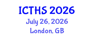 International Conference on Tourism and Hospitality Studies (ICTHS) July 26, 2026 - London, United Kingdom