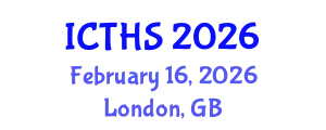 International Conference on Tourism and Hospitality Studies (ICTHS) February 16, 2026 - London, United Kingdom