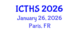 International Conference on Tourism and Hospitality Studies (ICTHS) January 26, 2026 - Paris, France