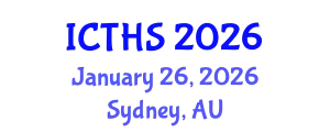 International Conference on Tourism and Hospitality Studies (ICTHS) January 26, 2026 - Sydney, Australia