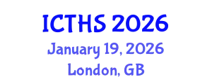 International Conference on Tourism and Hospitality Studies (ICTHS) January 19, 2026 - London, United Kingdom