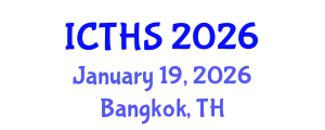 International Conference on Tourism and Hospitality Studies (ICTHS) January 19, 2026 - Bangkok, Thailand
