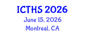 International Conference on Tourism and Hospitality Studies (ICTHS) June 15, 2026 - Montreal, Canada