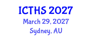 International Conference on Tourism and Hospitality Studies (ICTHS) March 29, 2027 - Sydney, Australia