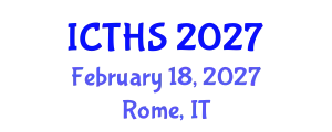 International Conference on Tourism and Hospitality Studies (ICTHS) February 18, 2027 - Rome, Italy