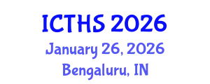 International Conference on Tourism and Hospitality Studies (ICTHS) January 26, 2026 - Bengaluru, India