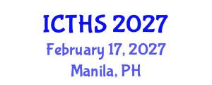 International Conference on Tourism and Hospitality Studies (ICTHS) February 17, 2027 - Manila, Philippines