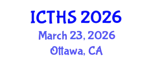 International Conference on Tourism and Hospitality Studies (ICTHS) March 23, 2026 - Ottawa, Canada