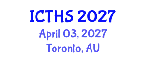 International Conference on Tourism and Hospitality Studies (ICTHS) April 03, 2027 - Toronto, Australia