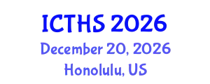 International Conference on Tourism and Hospitality Studies (ICTHS) December 20, 2026 - Honolulu, United States