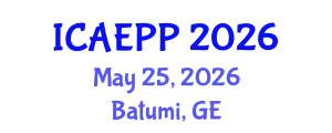 International Conference on Agricultural Entomology and Plant Pathology (ICAEPP) May 25, 2026 - Batumi, Georgia