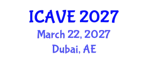 International Conference on Adult Vocational Education (ICAVE) March 22, 2027 - Dubai, United Arab Emirates