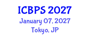 International Conference on Botany and Plant Science (ICBPS) January 07, 2027 - Tokyo, Japan
