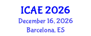 International Conference on Applied Entomology (ICAE) December 16, 2026 - Barcelona, Spain
