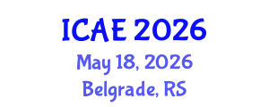International Conference on Applied Entomology (ICAE) May 18, 2026 - Belgrade, Serbia