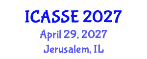 International Conference on Applications of Satellite Systems Engineering (ICASSE) April 29, 2027 - Jerusalem, Israel