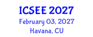 International Conference on Software and Electrical Engineering (ICSEE) February 03, 2027 - Havana, Cuba
