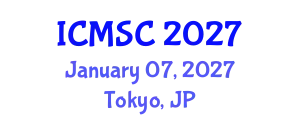 International Conference on Marine Science and Conservation (ICMSC) January 07, 2027 - Tokyo, Japan
